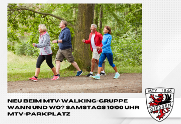 NEU beim MTV: Walking Gruppe